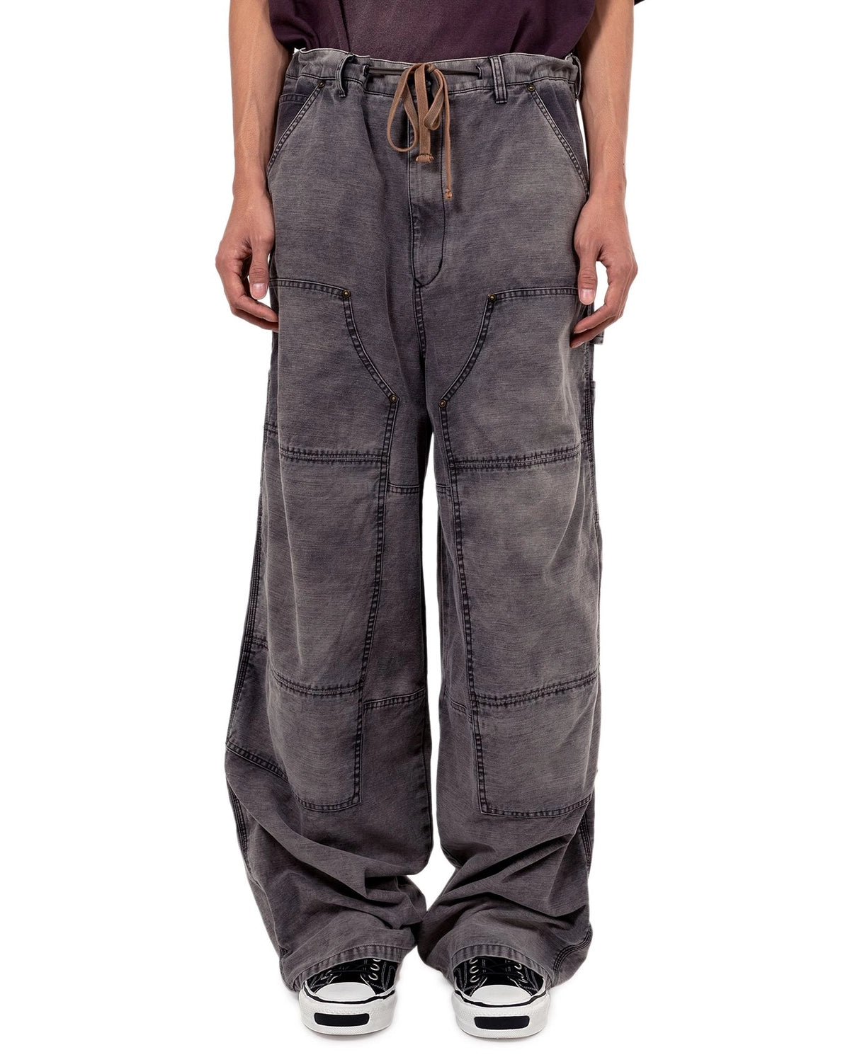 KAMIYA / Satin Painter Pants (G14PT025)