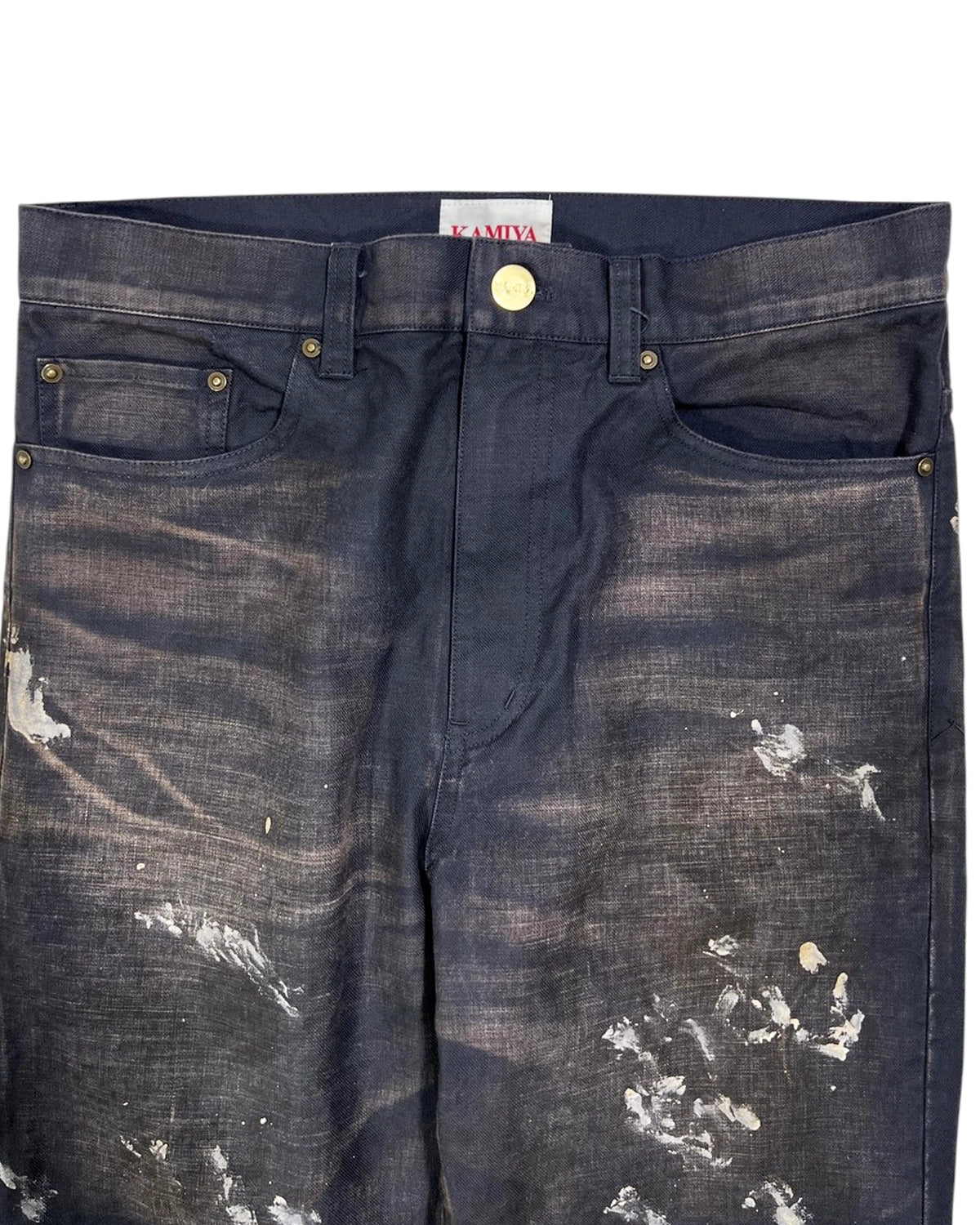 KAMIYA / SERGE PRINT PANTS (G14PT030)