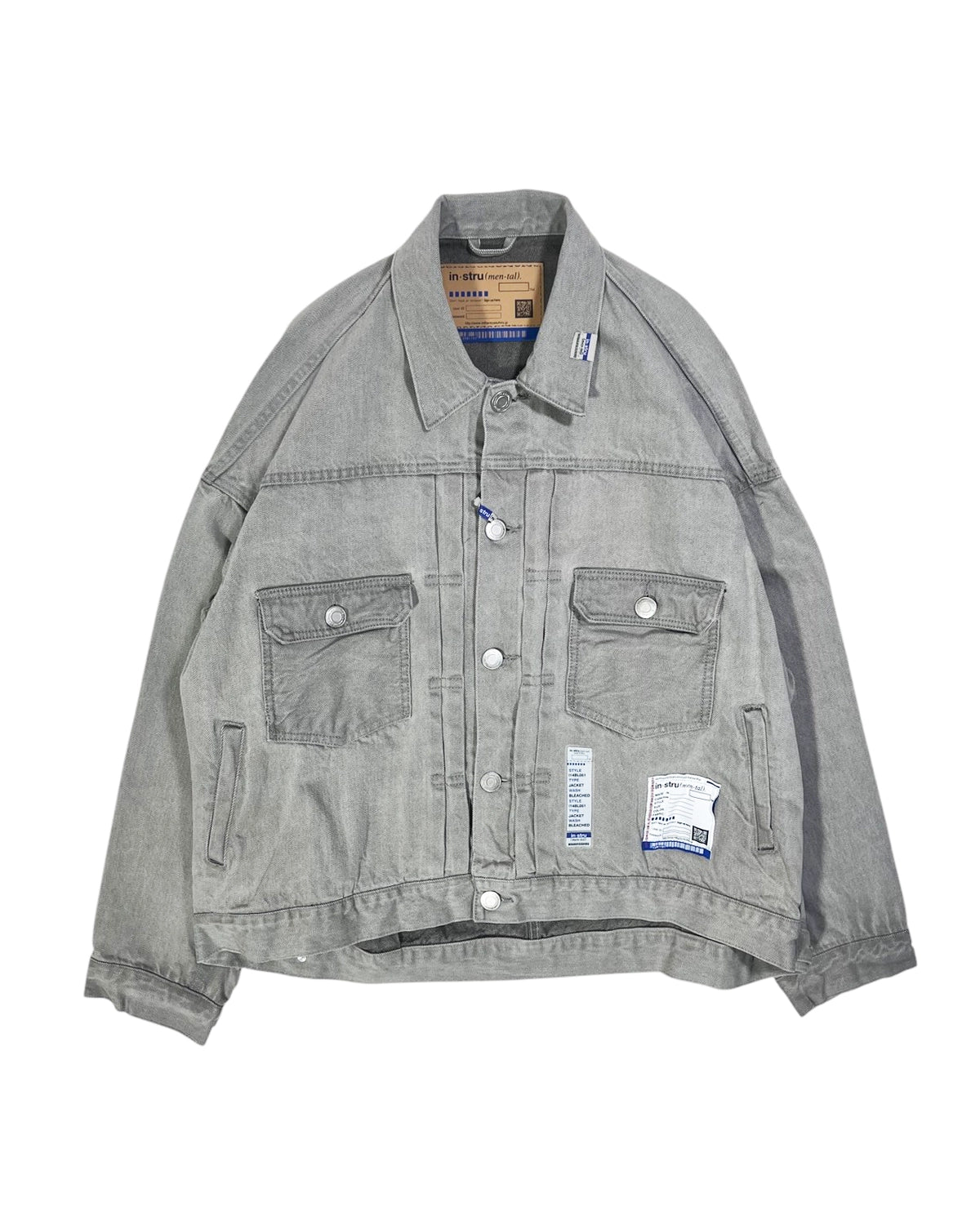 Maison MIHARA YASUHIRO / BLEACHE DENIM JACKET (I14BL051)