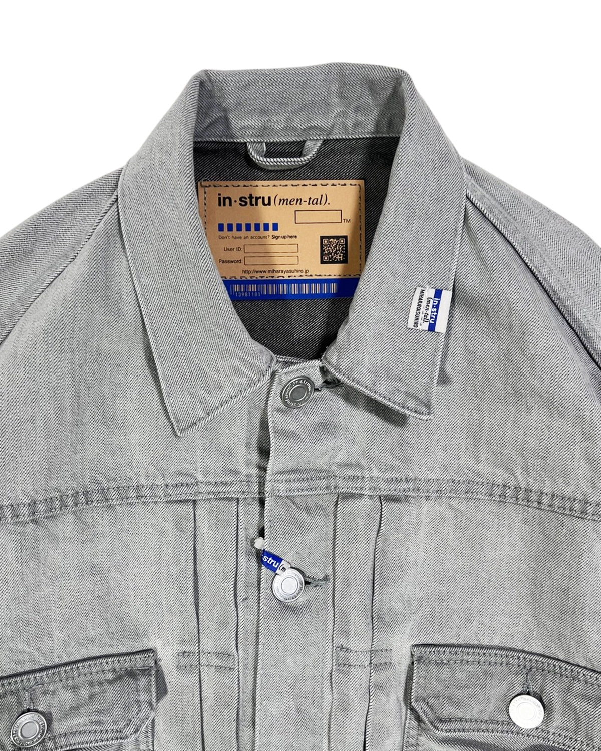 Maison MIHARA YASUHIRO / BLEACHE DENIM JACKET (I14BL051)