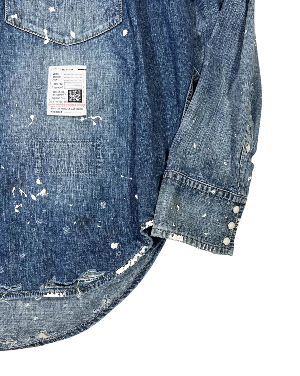 Maison MIHARA YASUHIRO / DENIM SHIRTS (J15SH125)