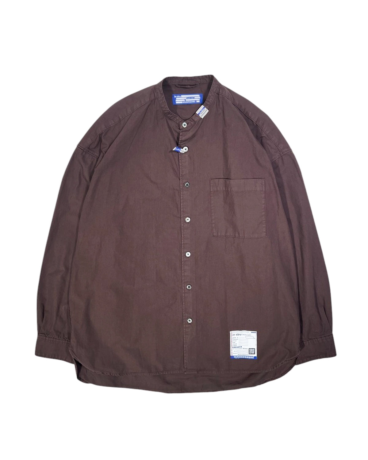 Maison MIHARA YASUHIRO in・stru(men-tal). / Band Collar Long Sleeve Shirt (I13SH031)