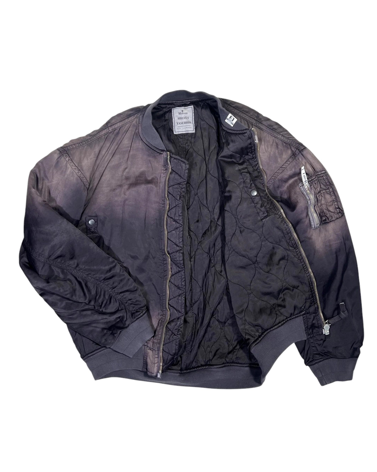 Maison MIHARA YASUHIRO / AGED FLIGHT JACKET (J15BL151)