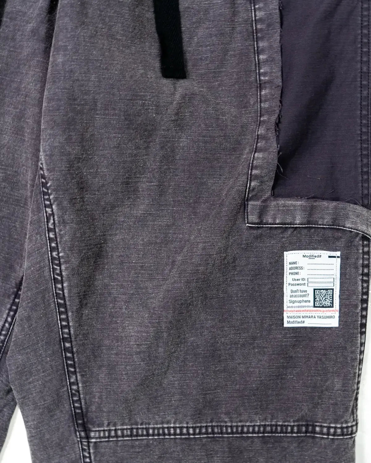 Maison MIHARA YASUHIRO / Damaged Cargo Pants (J17PT172)