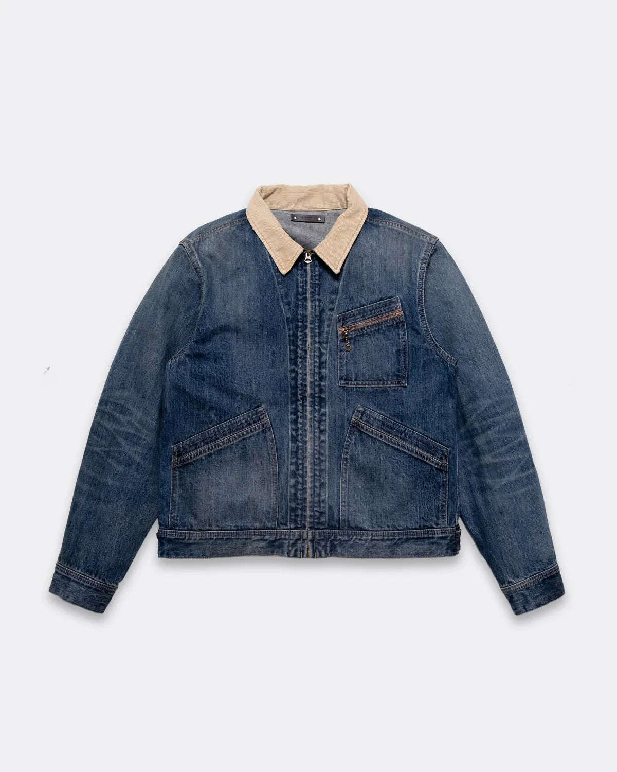 MINEDENIM の Denim Zipup Trucker Jacket USD (MDFBF09801)