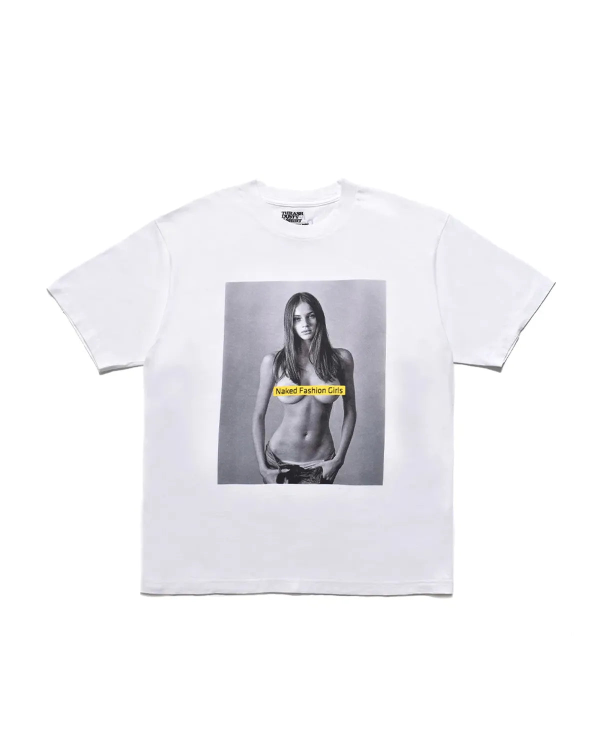 MINEDENIM × MIKE DOWSON “Naked Fashion Girls”× Stie-lo の "Naked Girl" Crewneck T-SHIRT (25MND-STL001)