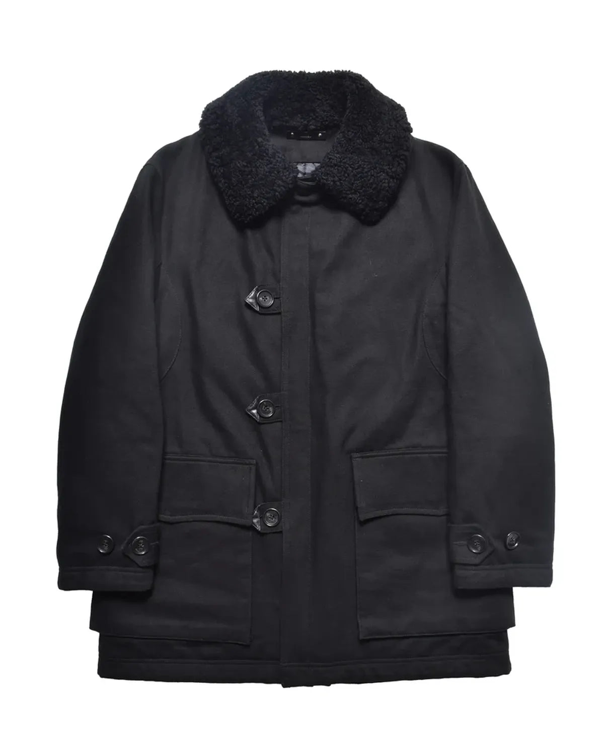 MINEDENIM の Mouton Collar Duck Military Haif CT (2511-9004)