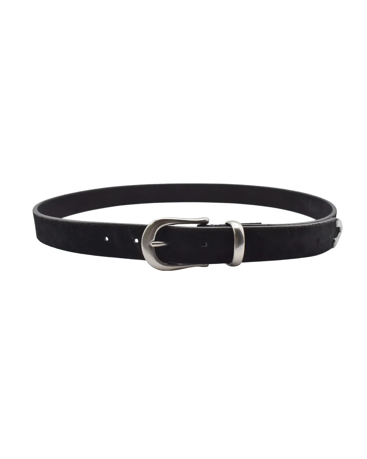 MINEDENIM の Thick Velour Westem Belt (LBT-018)