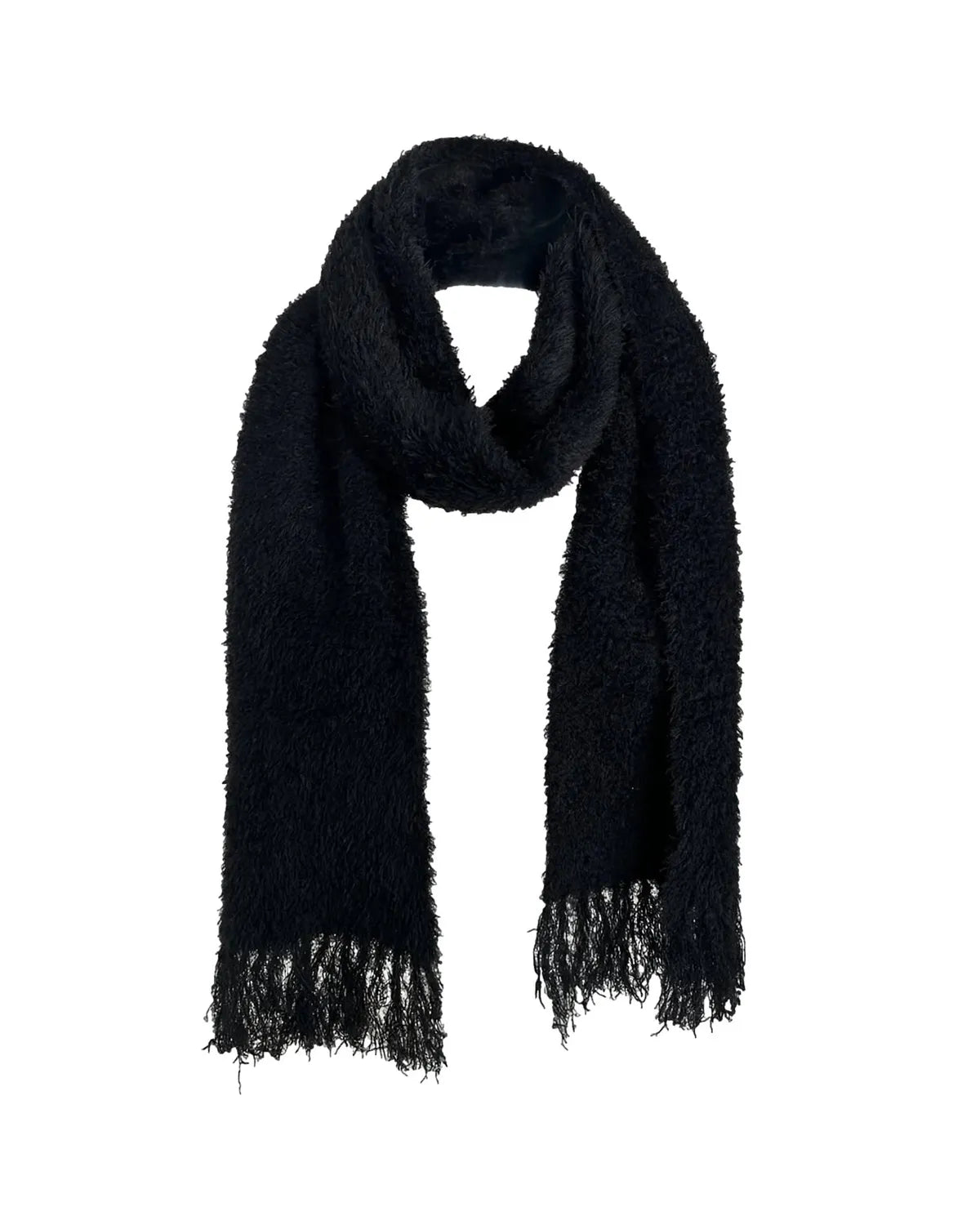 MINUS の Shaggy Knit Scarf(FUR KNIT) (M-P4-KW2)