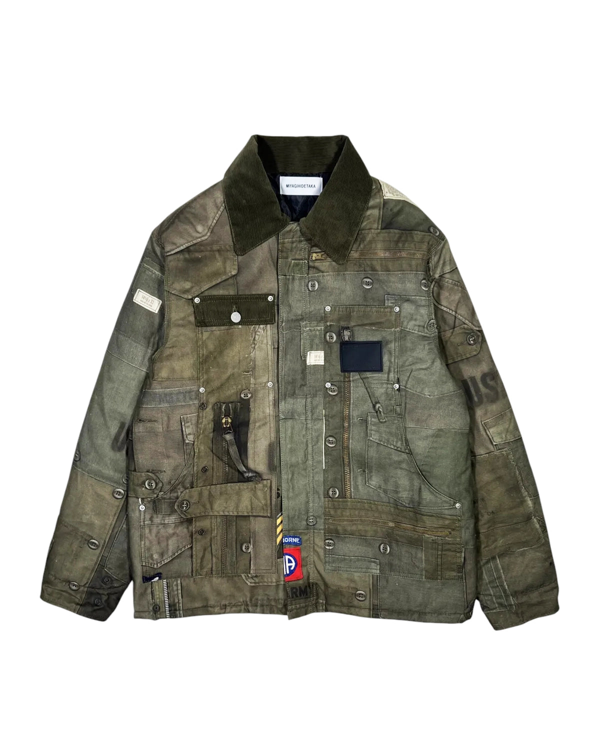 MIYAGIHIDETAKA -Rafu-  の Quilted Work Jacket (MH028)