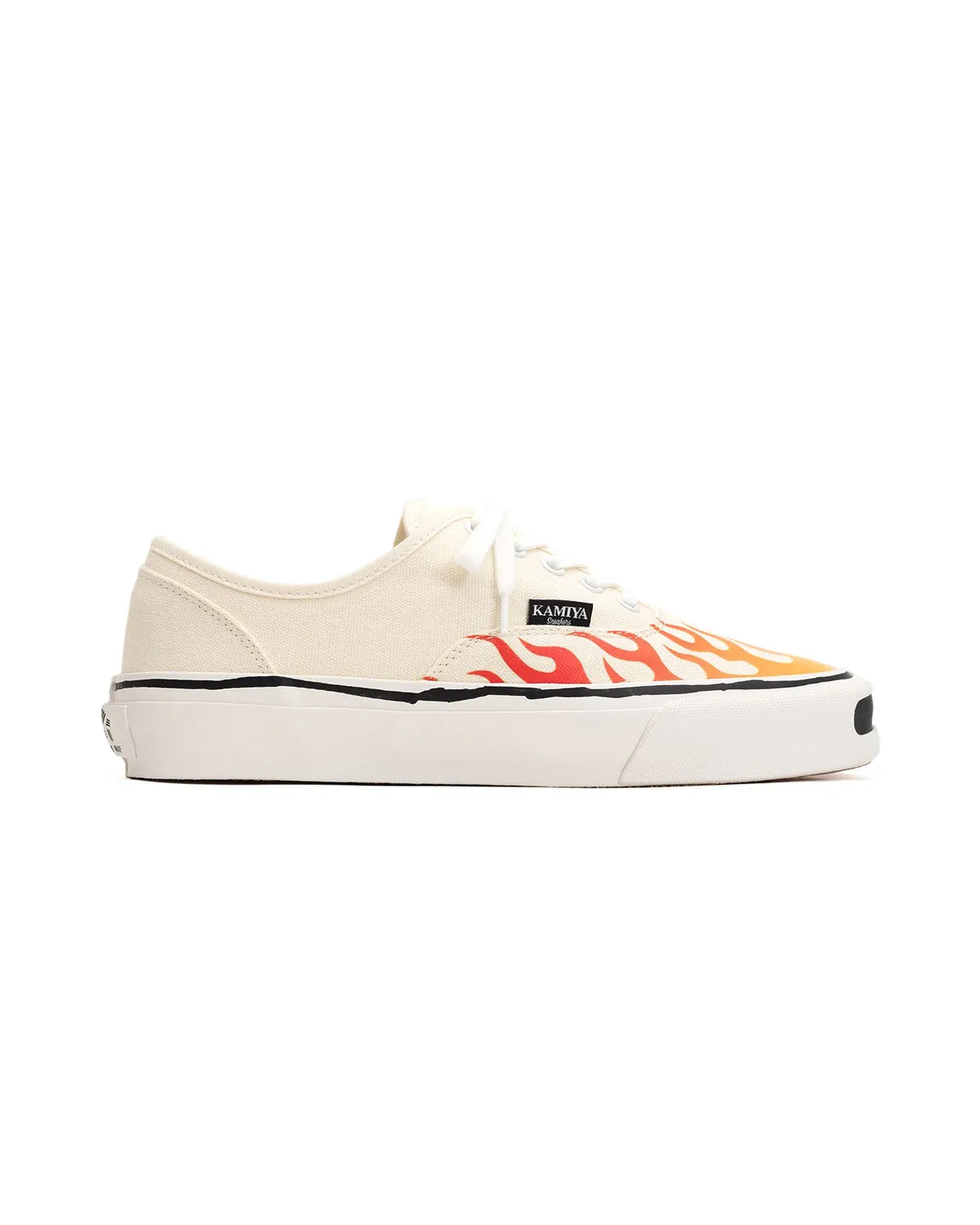KAMIYA / "Herc"Fire Pattern Vulcanized Sneaker (G14FW702)