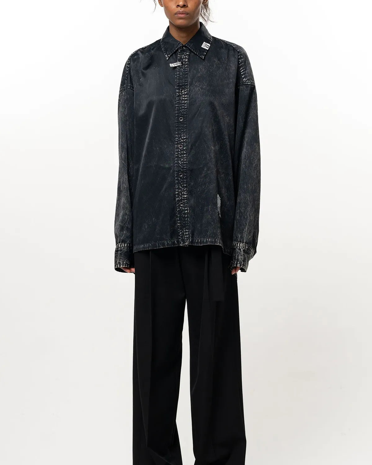 Maison MIHARA YASUHIRO / Vintage Like Satin Shirt (K17SH403)