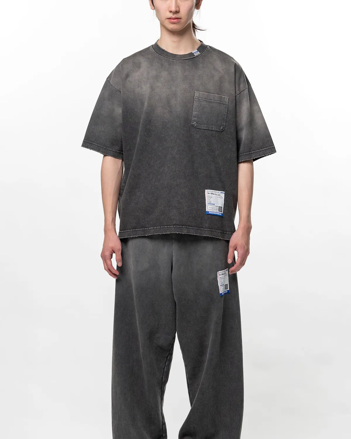 Maison MIHARA YASUHIRO in・stru(men-tal). / Sun Faded Like Distressed T-Shirt (I17TS526)