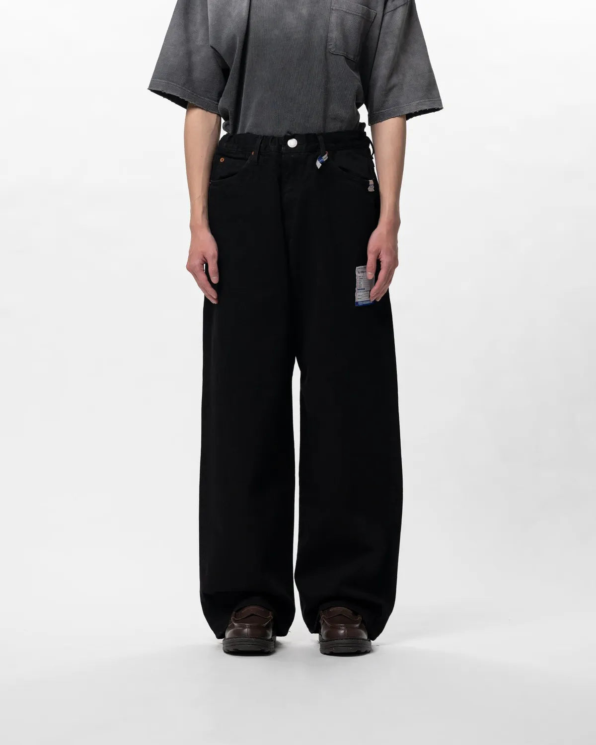 Maison MIHARA YASUHIRO in・stru(men-tal). / One Washed Selvage Denim Baggy Pants (I16PT073)