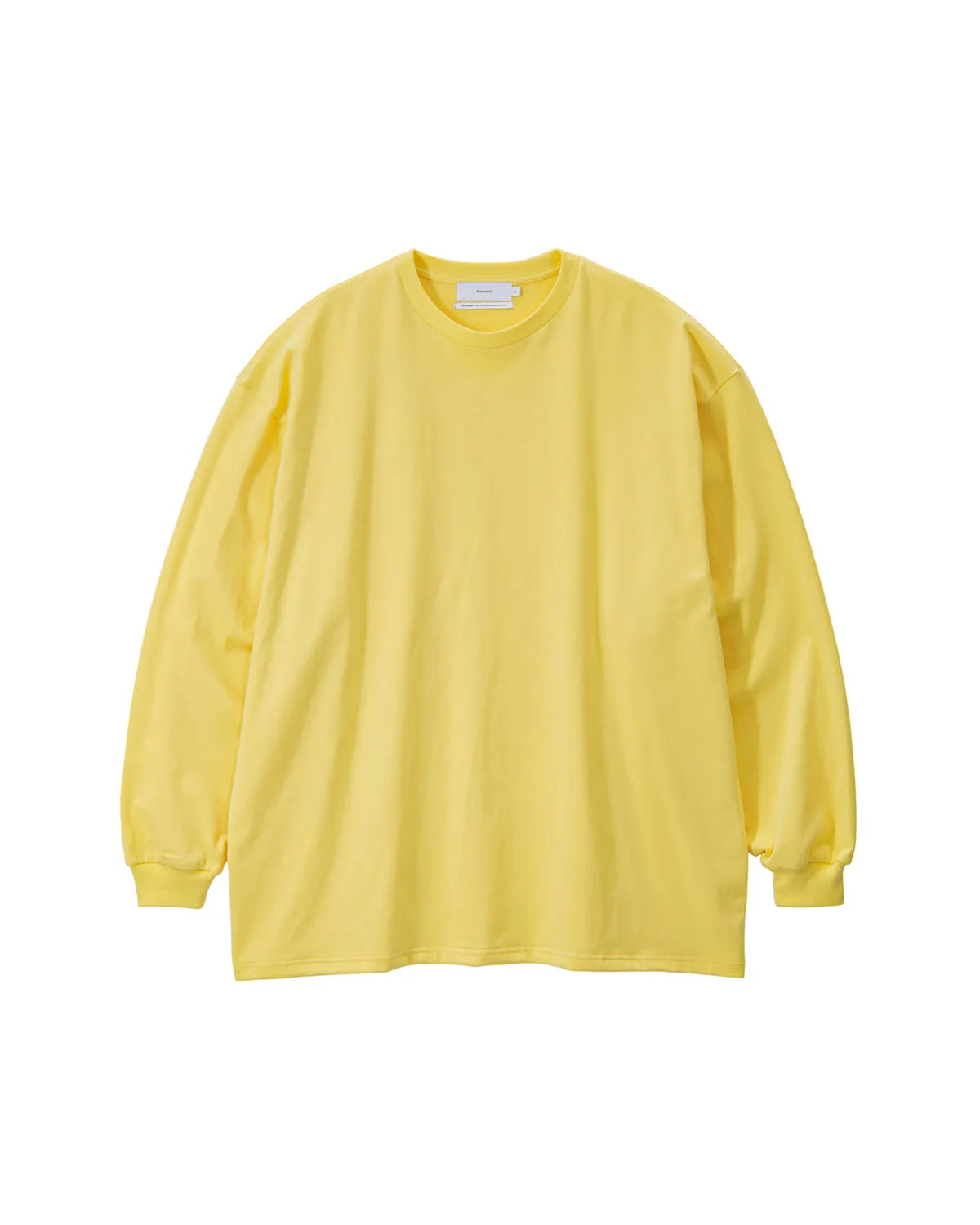 Graphpaper / Tri Spun Cotton L/S Oversized Tee (GM253-70305)