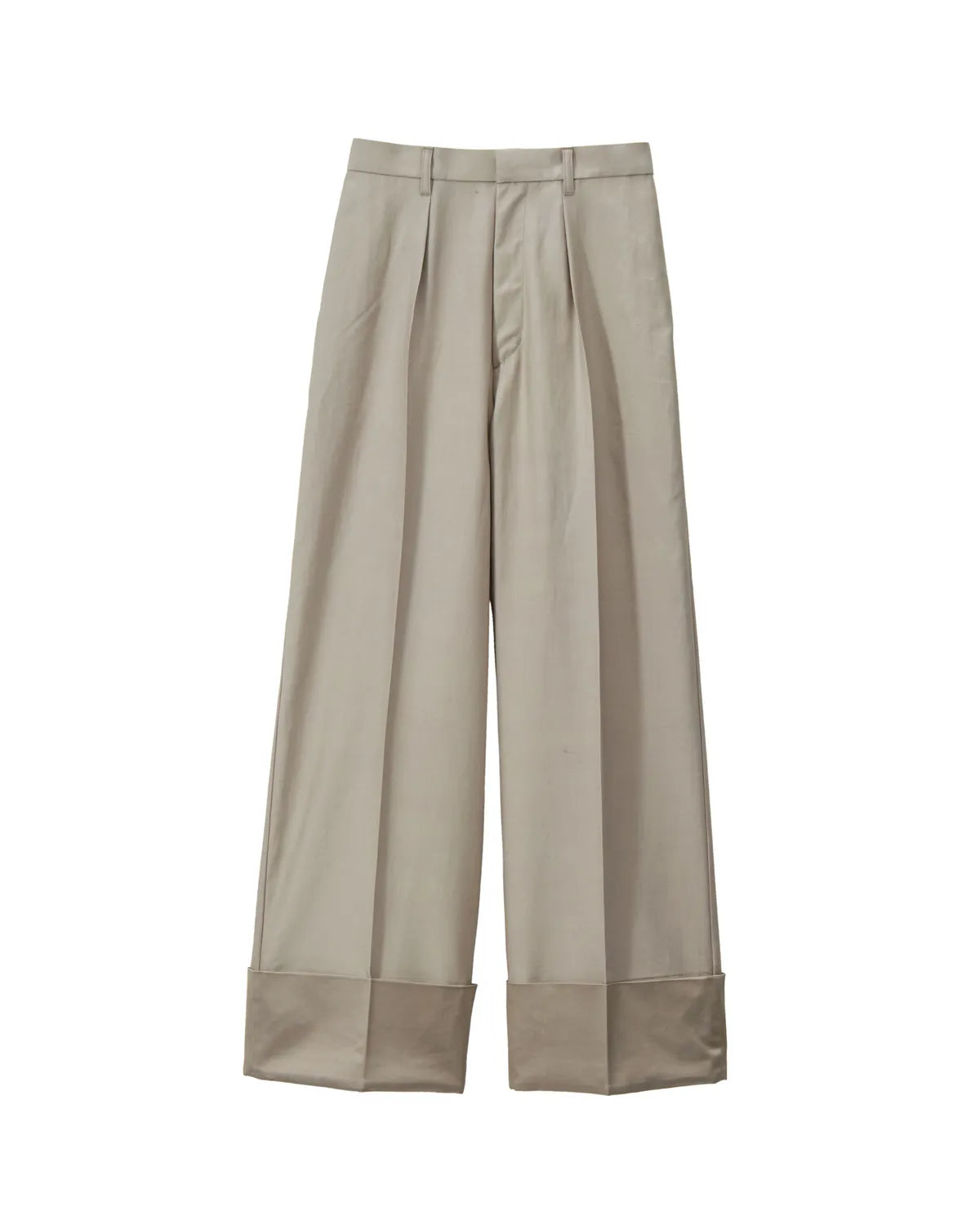 Graphpaper / Cotton Cupro Back Satin Wide Trousers (GL253-40347)