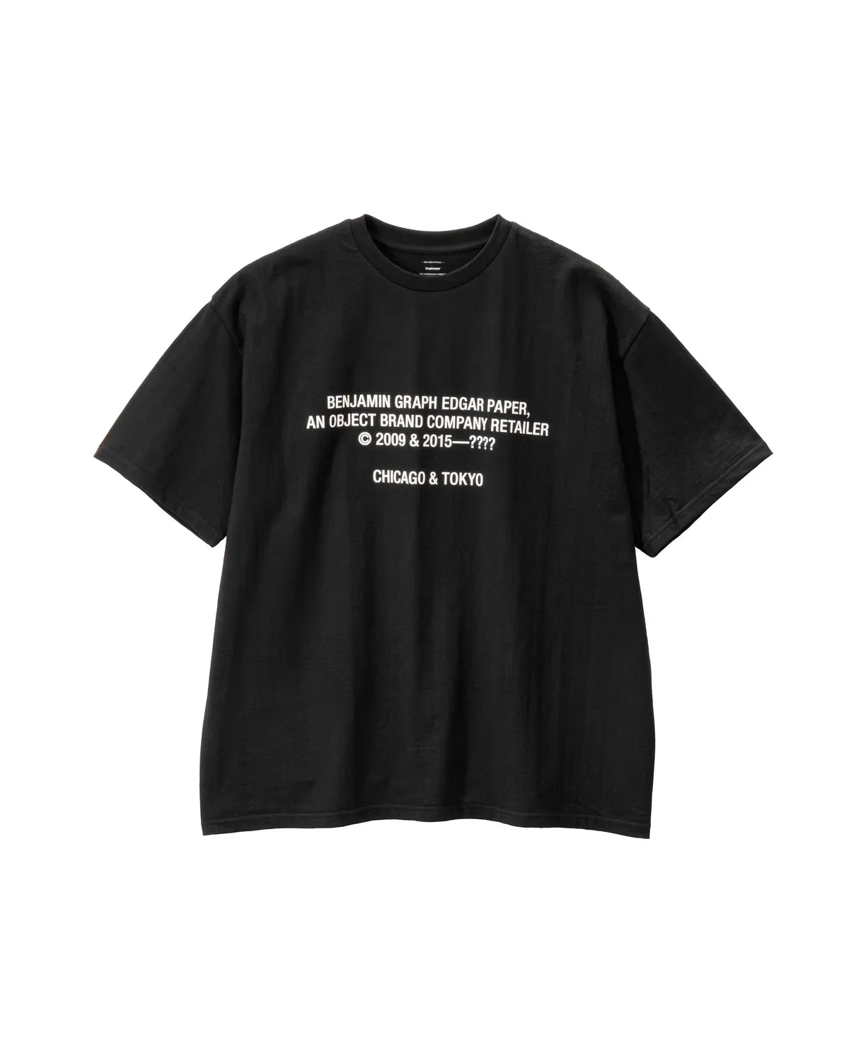 Graphpaper × BENJAMIN EDGAR / BENJAMIN GRAPH EDGAR PAPER S/S Oversized Tee (GU252-70023BE)
