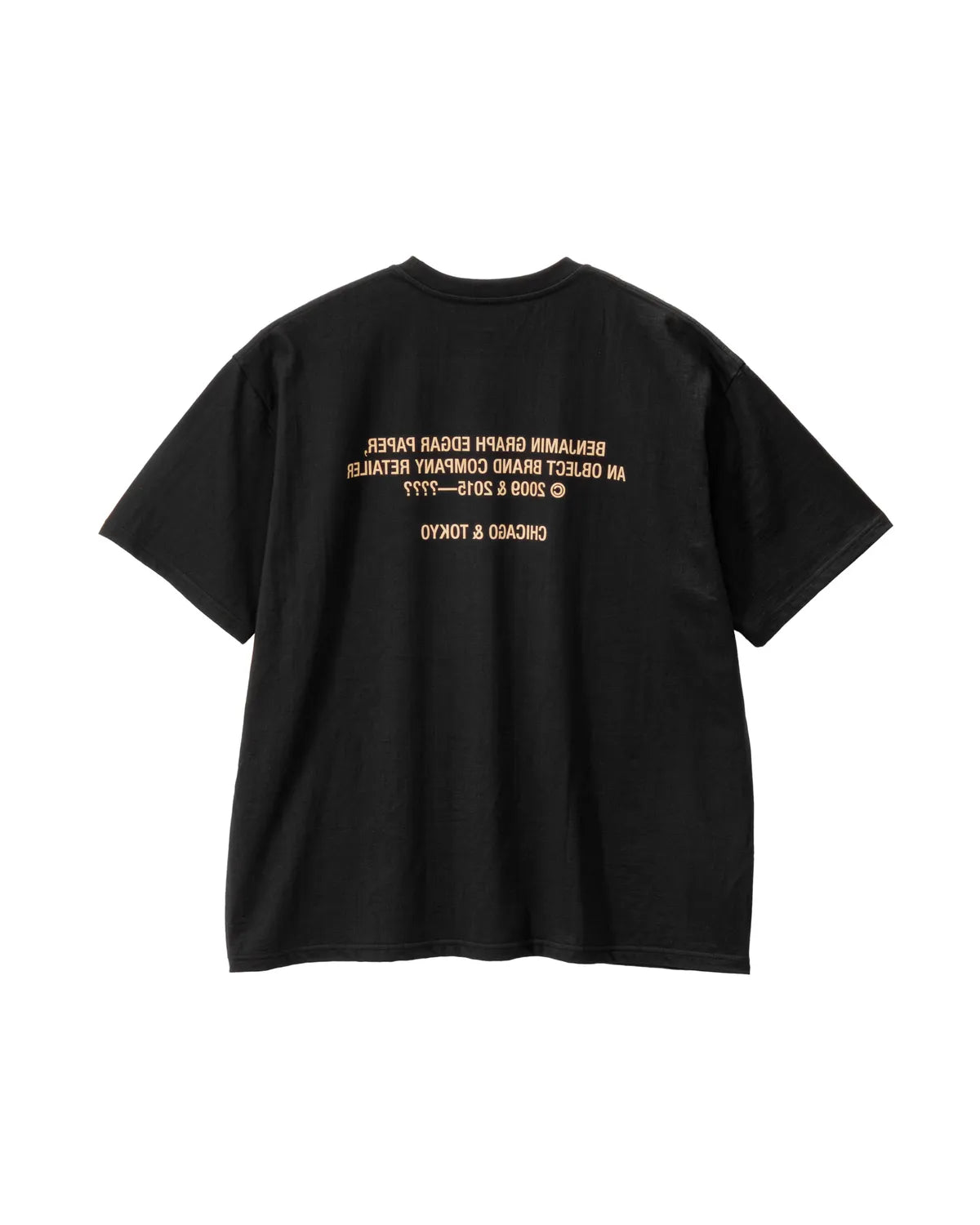 Graphpaper × BENJAMIN EDGAR / BENJAMIN GRAPH EDGAR PAPER S/S Oversized Tee (GU252-70023BE)