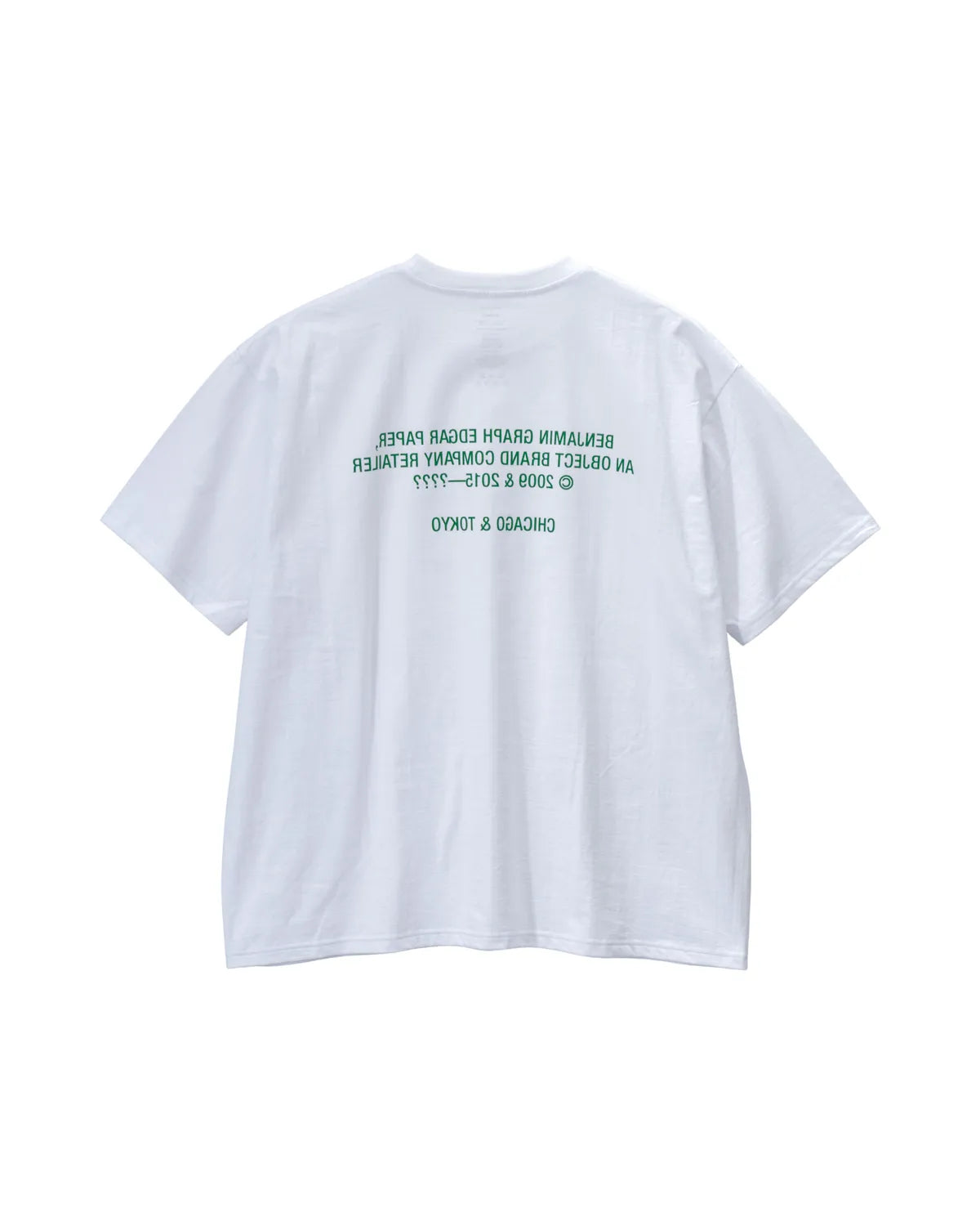 Graphpaper × BENJAMIN EDGAR / BENJAMIN GRAPH EDGAR PAPER S/S Oversized Tee (GU252-70023BE)