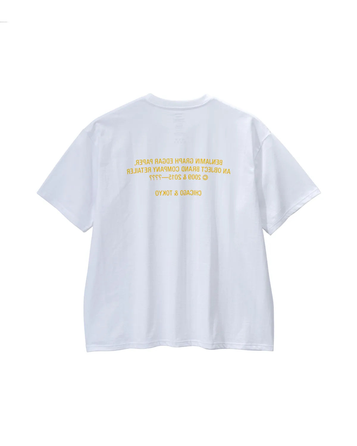 Graphpaper × BENJAMIN EDGAR / BENJAMIN GRAPH EDGAR PAPER S/S Oversized Tee (GU252-70023BE)