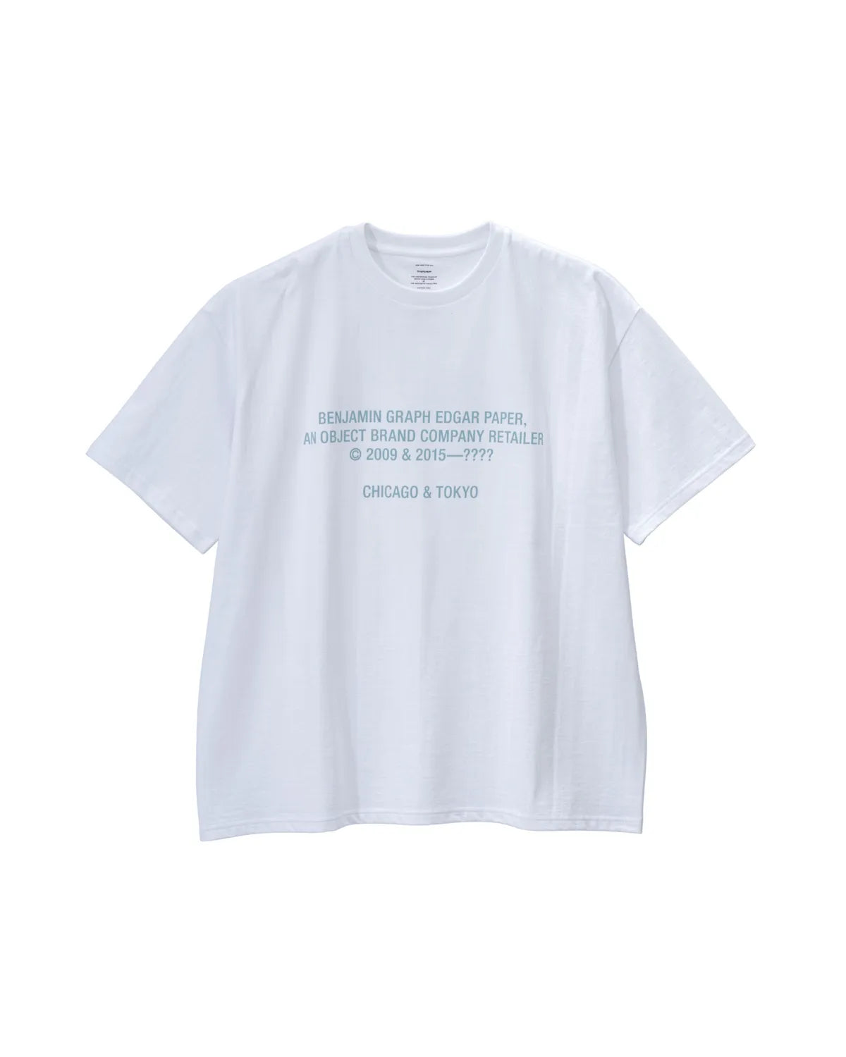 Graphpaper × BENJAMIN EDGAR / BENJAMIN GRAPH EDGAR PAPER S/S Oversized Tee (GU252-70023BE)