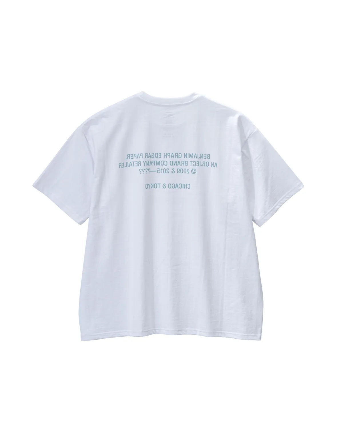 Graphpaper × BENJAMIN EDGAR / BENJAMIN GRAPH EDGAR PAPER S/S Oversized Tee (GU252-70023BE)