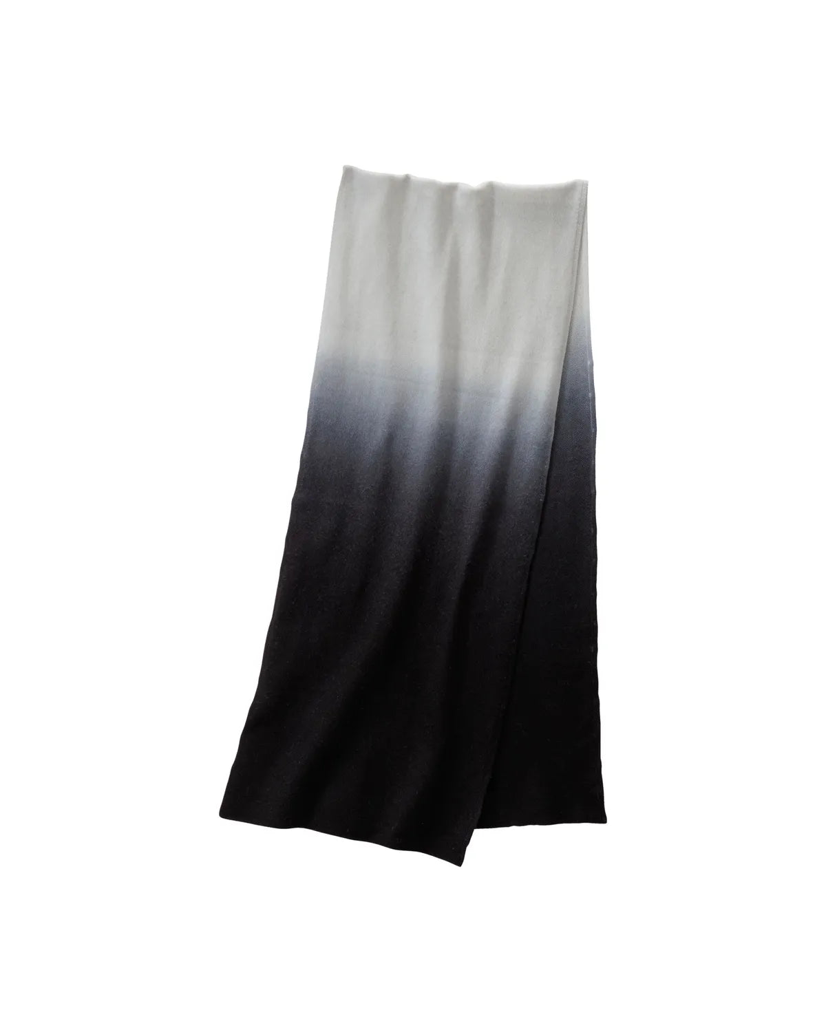 Graphpaper / Gradient Dyed Wool Knit Scarf (GU253-90494)