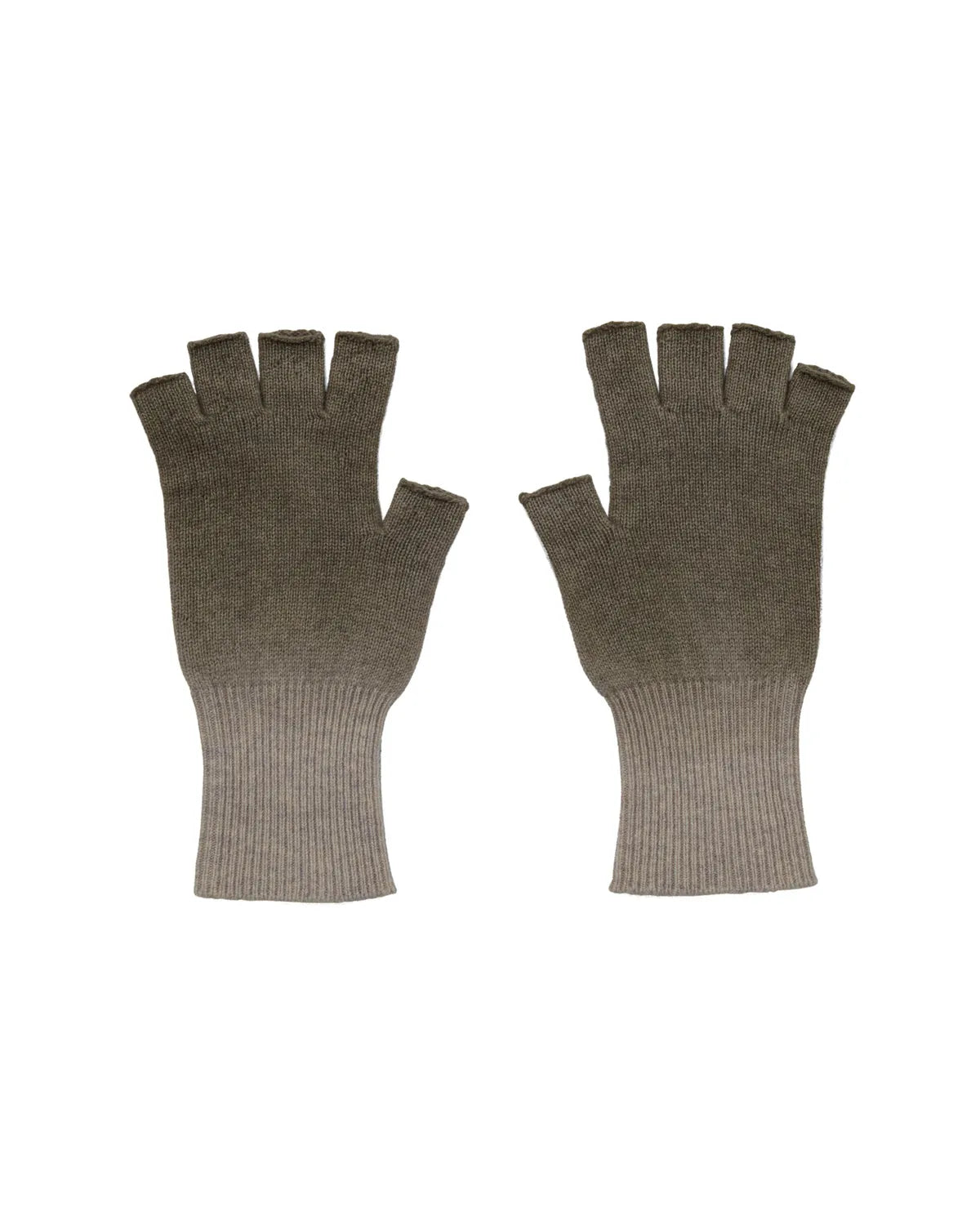 Graphpaper / Gradient Dyed Wool Knit Fingerless Gloves (GU253-90493)