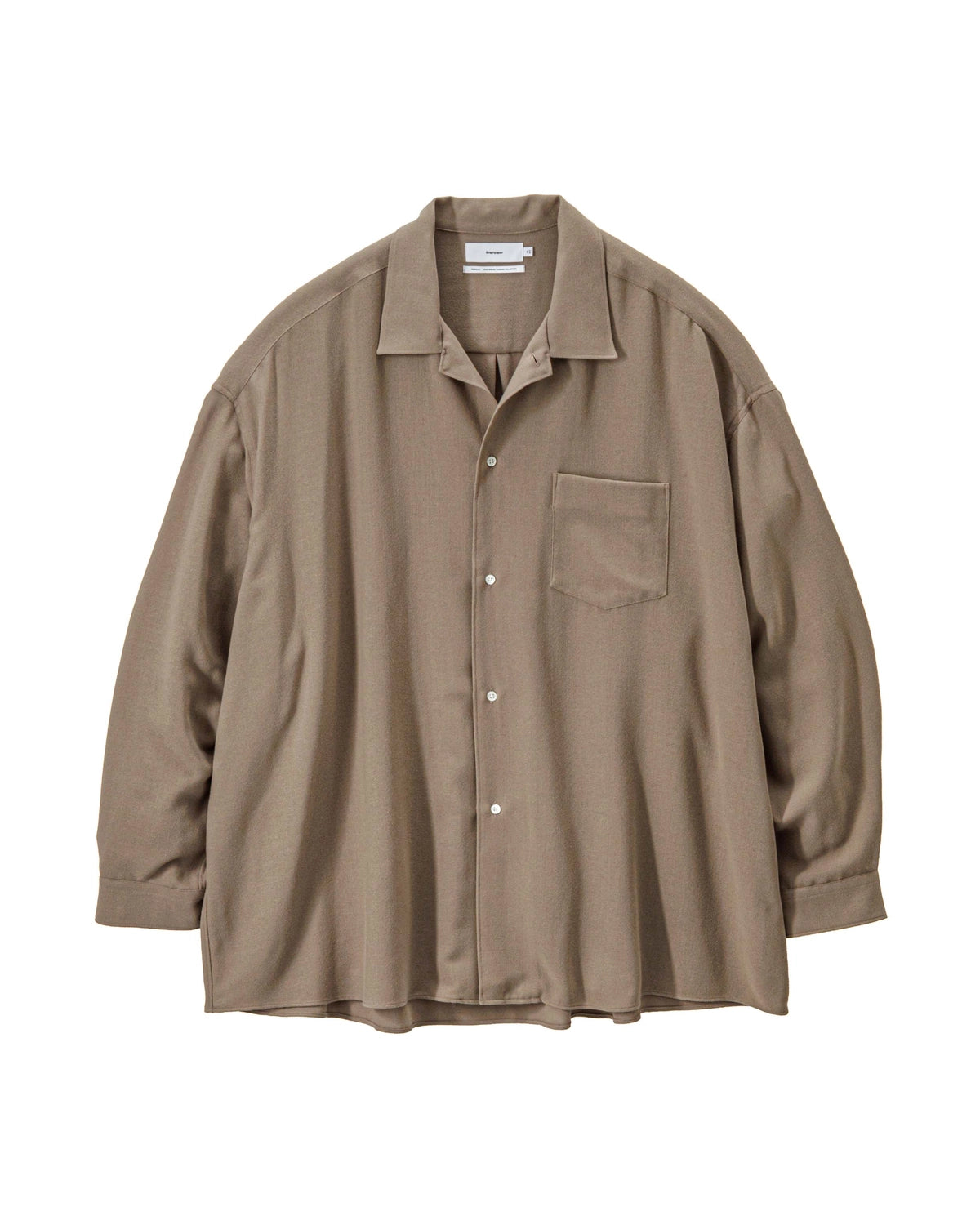 Graphpaper / Viscose Viyella L/S Sleeping Shirt (GM261-50456)
