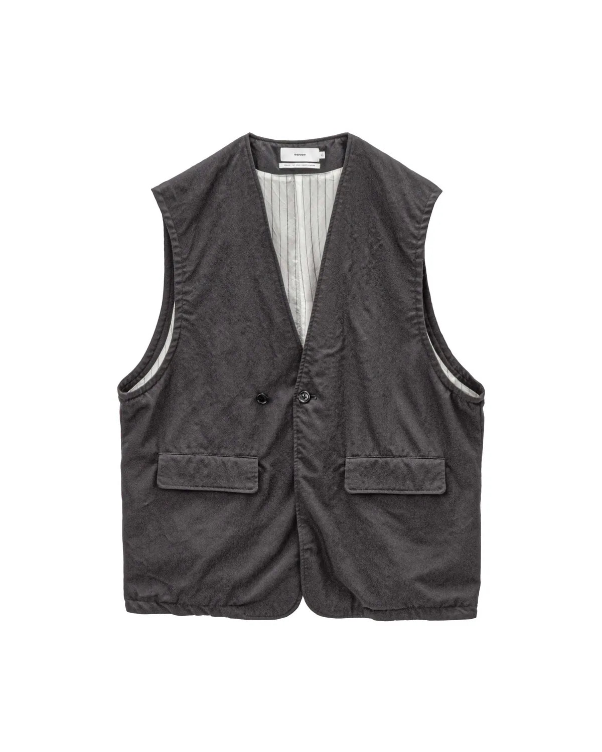 Graphpaper / Fulled Wool Twill Adjustable Vest (GM261-30341)
