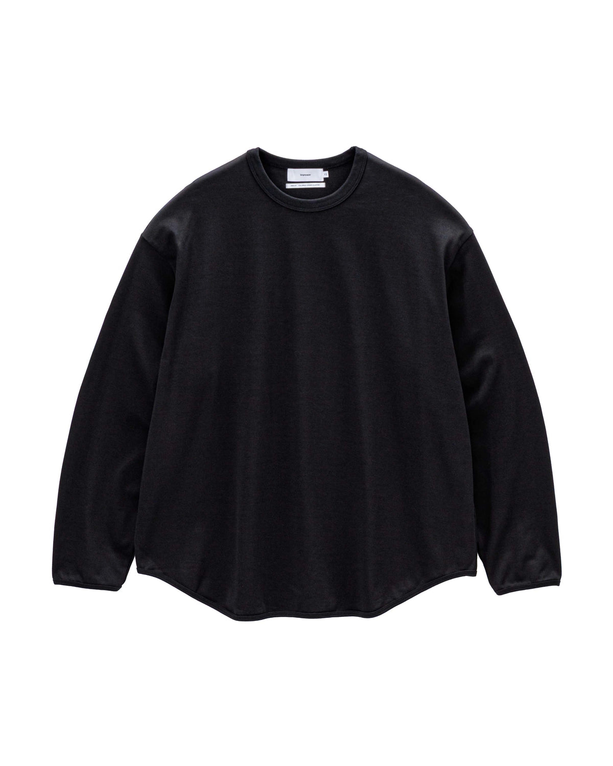 Graphpaper / Tri Spun Cotton Crew Neck Binder L/S Tee (GM261-70349)
