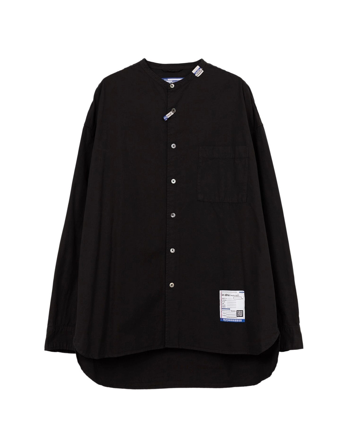 Maison MIHARA YASUHIRO の Band Collar Long Sleeve Shirt (I13SH031)