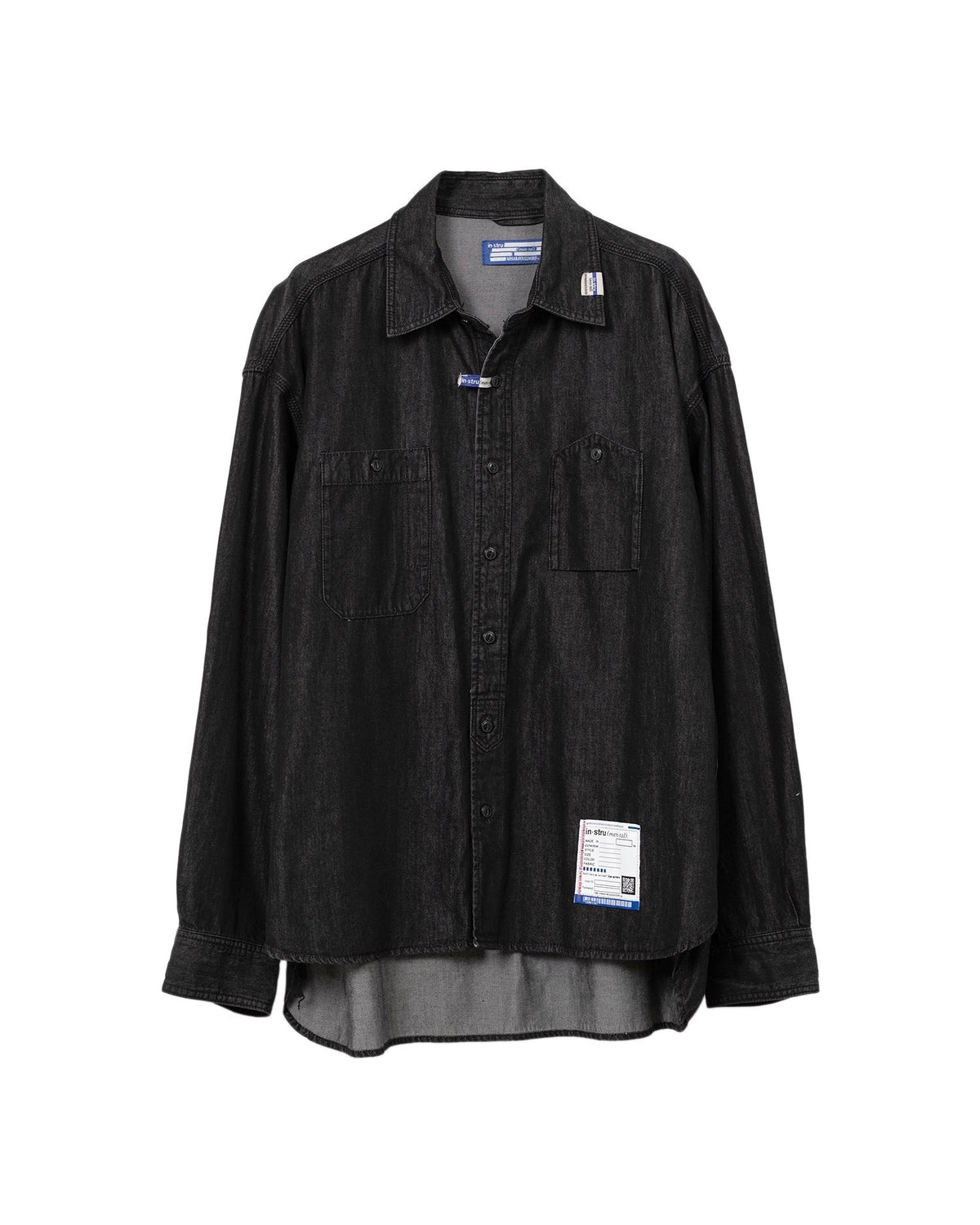 Maison MIHARA YASUHIRO の Cotton Tencel Denim Long-sleeve Shirt (I12SH002)