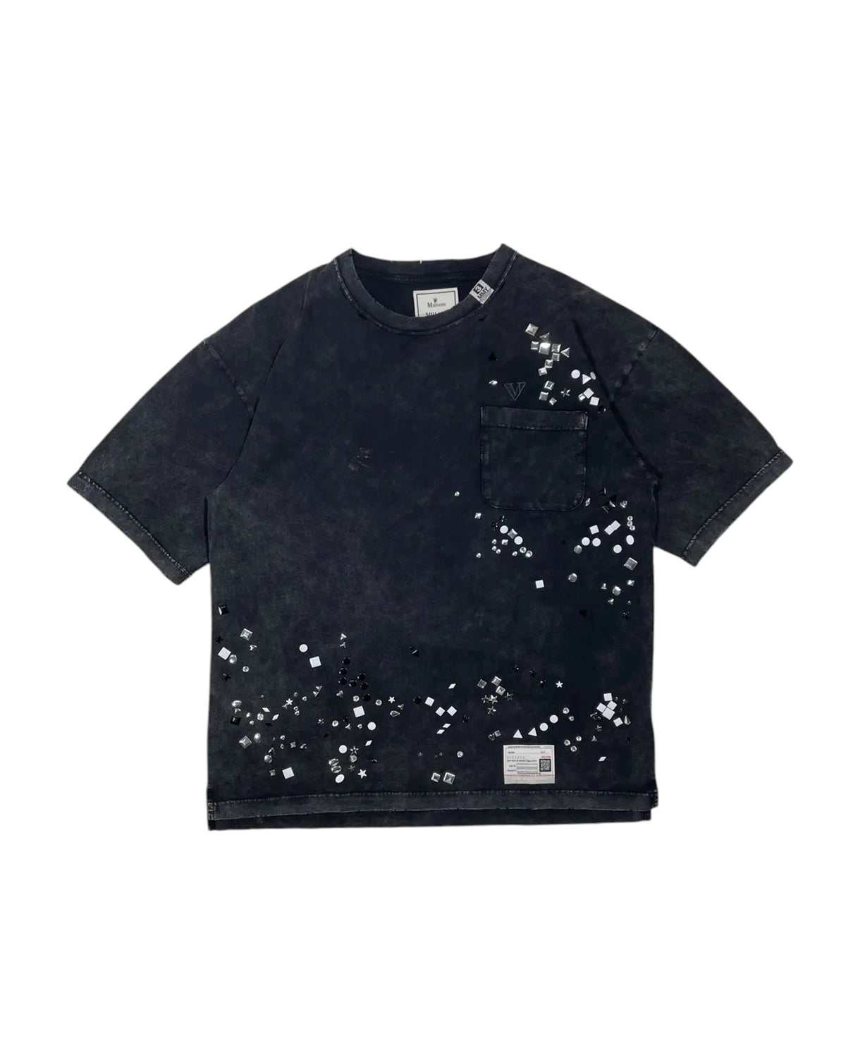 Maison MIHARA YASUHIRO の EMBELLISH BLEACH TEE (A15TTS631)