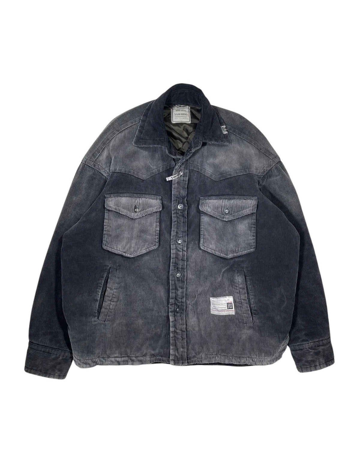 Maison MIHARA YASUHIRO の PUFFE CORDUROY SHIRTJACKET (A15SH035)
