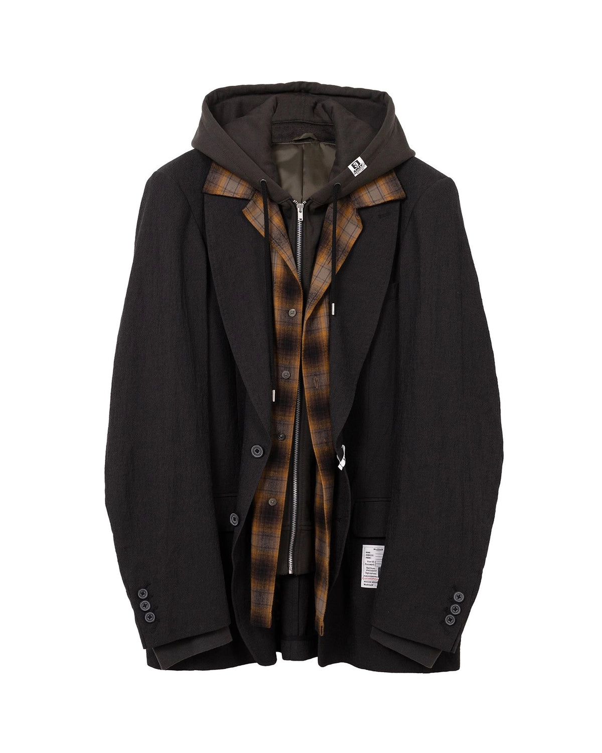 Maison MIHARA YASUHIRO の Triple Layered Wool Jacket (J15JK131)