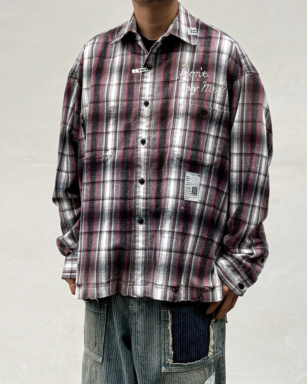 Maison MIHARA YASUHIRO の VINTAGE LIKE CHECK SHIRTS (J16SH181)