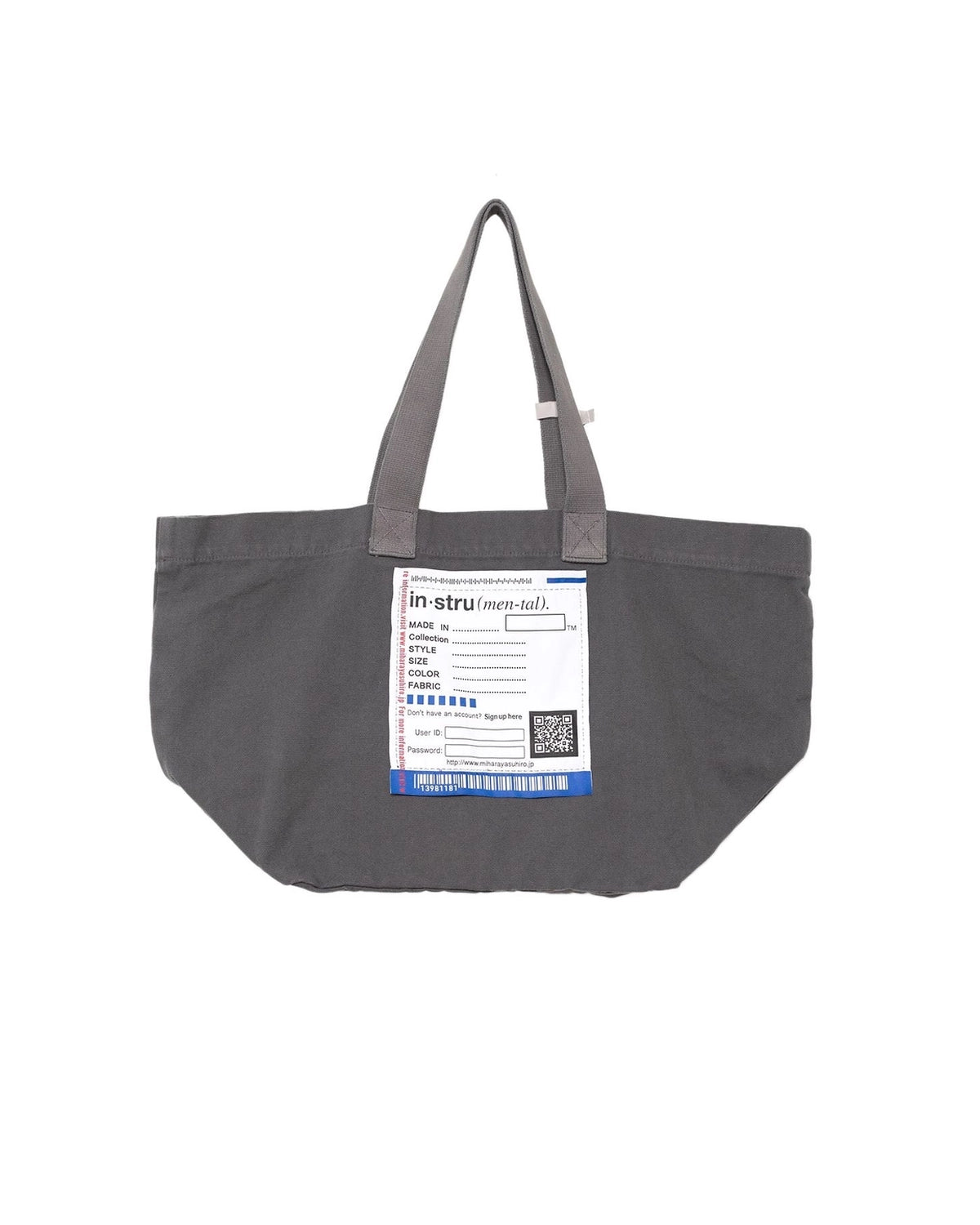 Maison MIHARA YASUHIRO in・stru(men-tal). の Big Name Tote Bag (I12BG701)