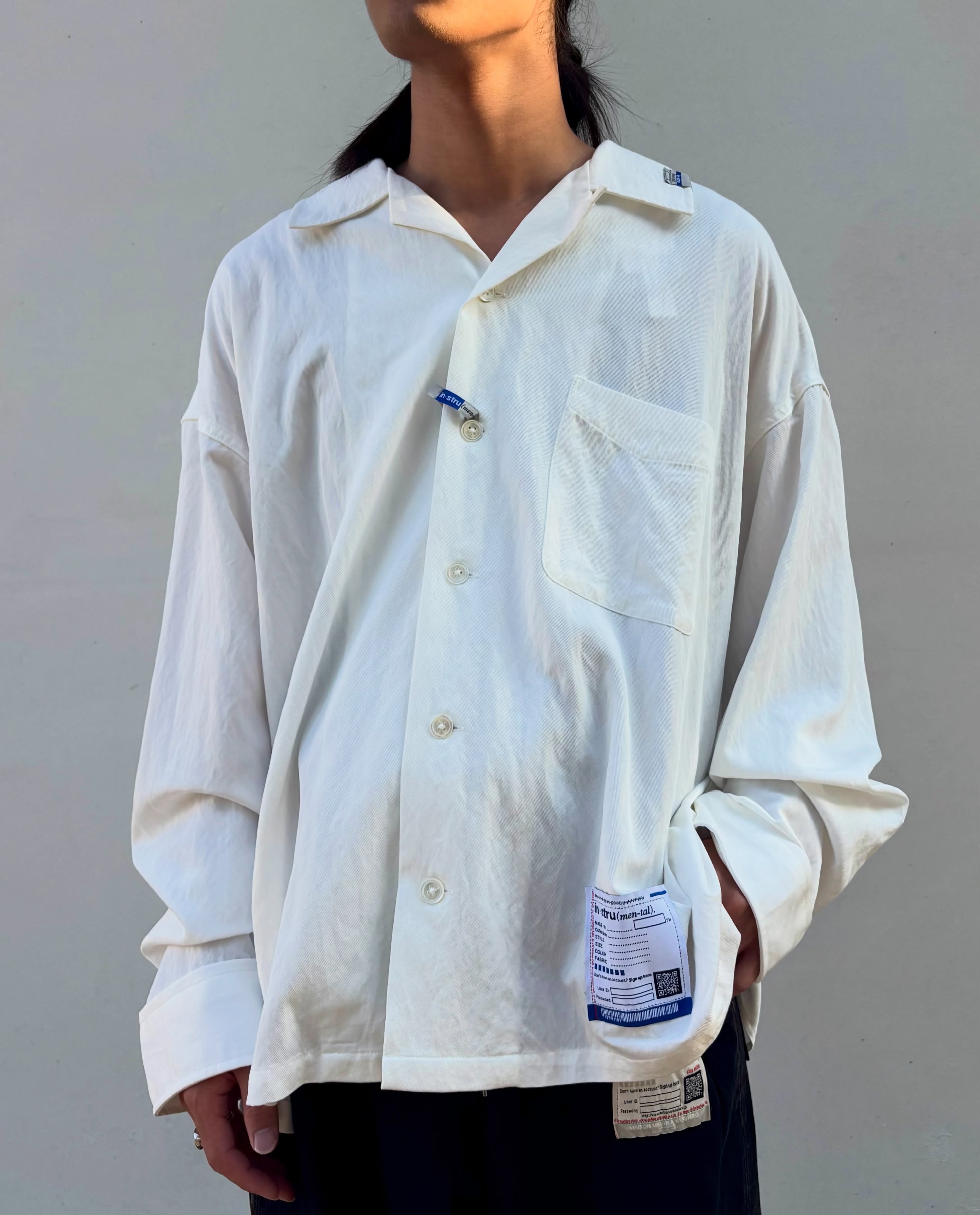 Maison MIHARA YASUHIRO in・stru(men-tal). の R/N TWILL LS SHIRTS (I17SH141)