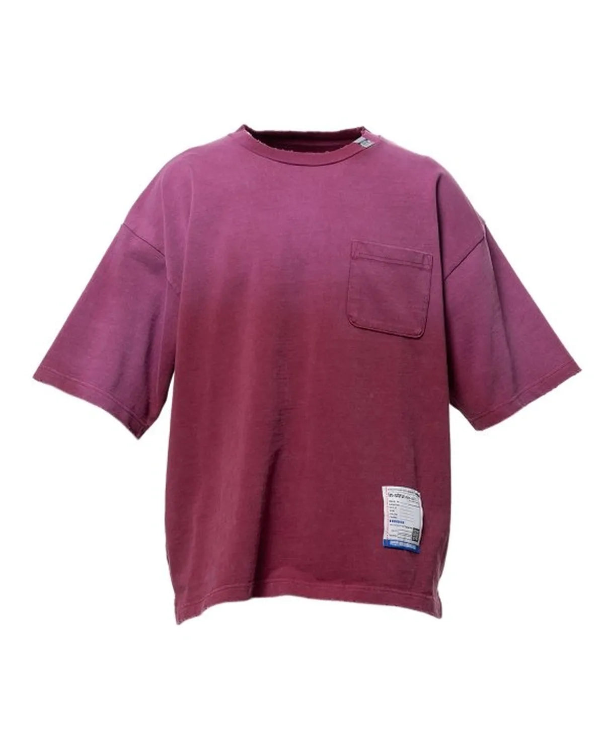 Maison MIHARA YASUHIRO in・stru(men-tal). の Sun Faded Like Distressed Pocket T-shirt (I16TS571)