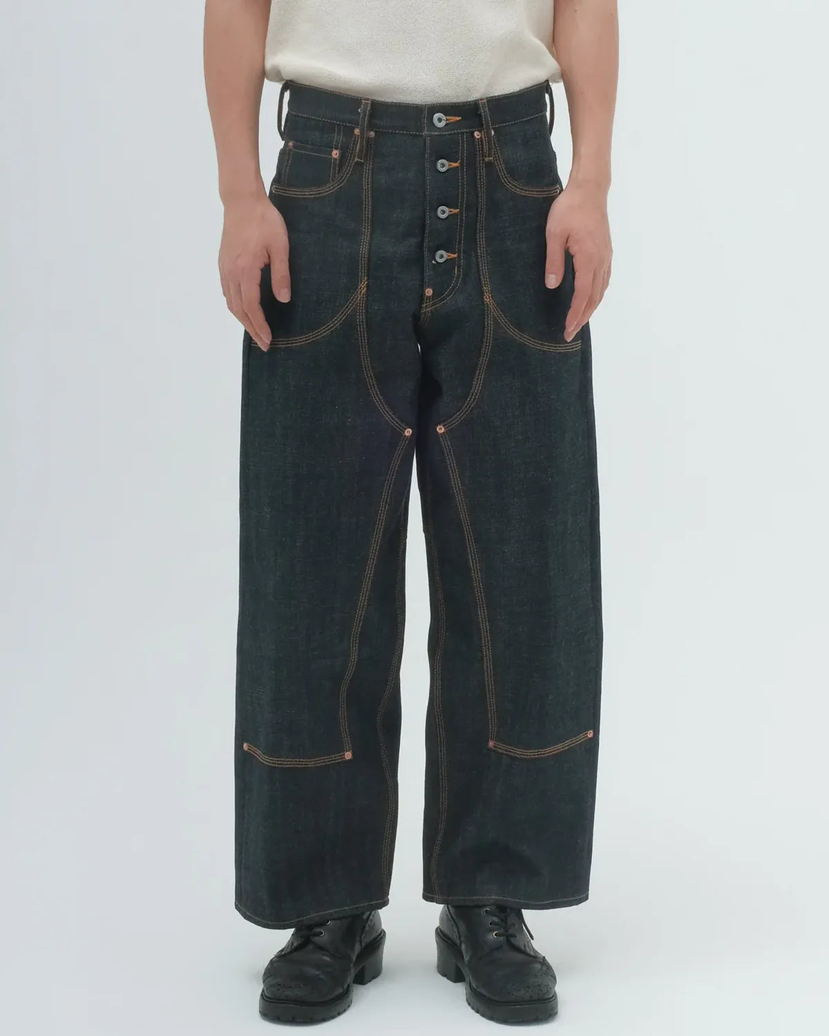 SUGARHILL / CLASSIC DOUBLE KNEE DENIM PANTS (CLASS003)