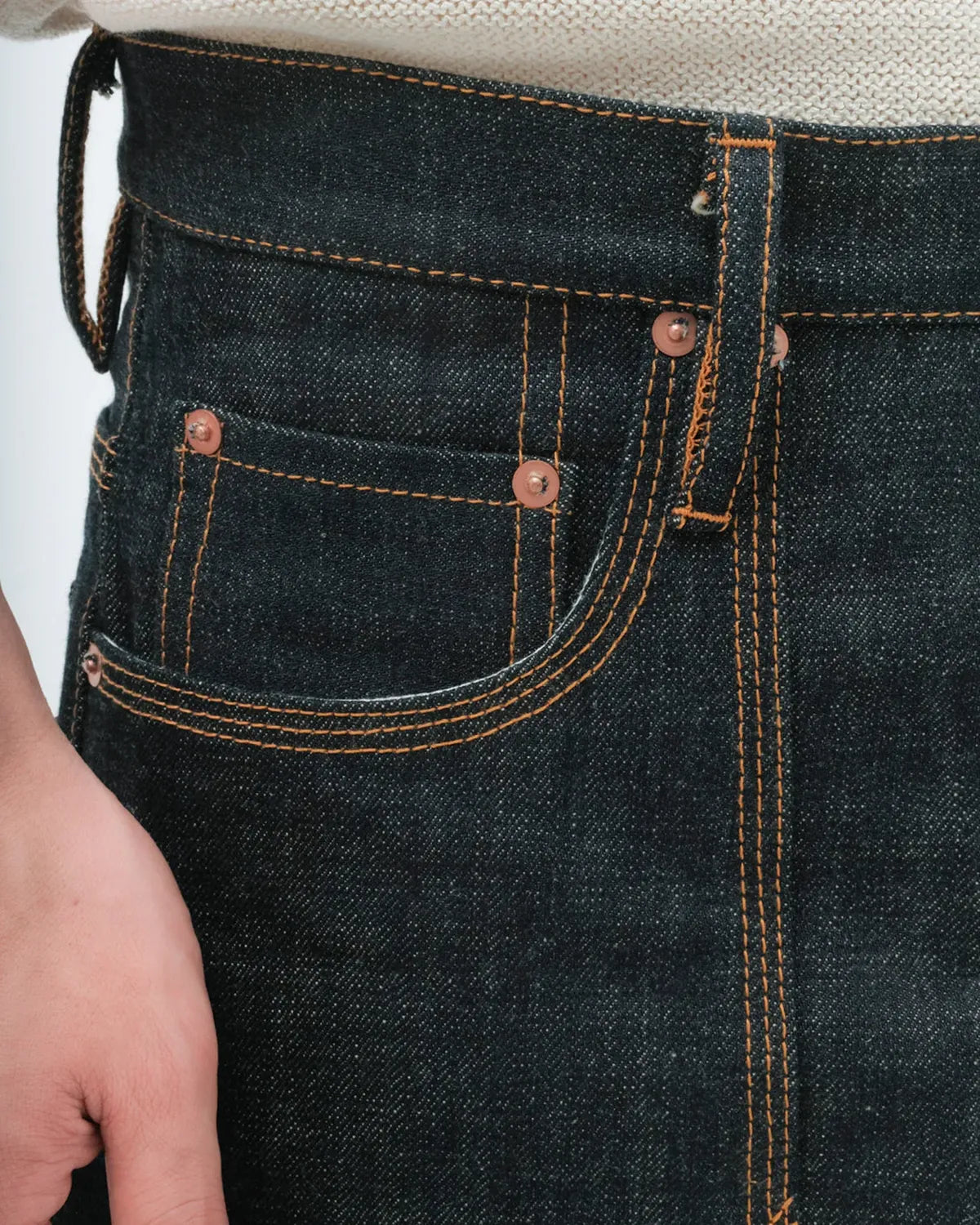SUGARHILL / CLASSIC DOUBLE KNEE DENIM PANTS (CLASS003)