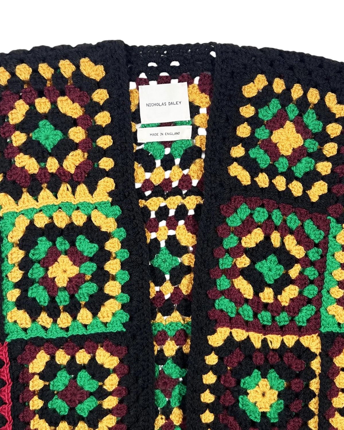 NICHOLAS DALEY / HAND KNITTED VEST (ND-AW25-HKV-ACR)