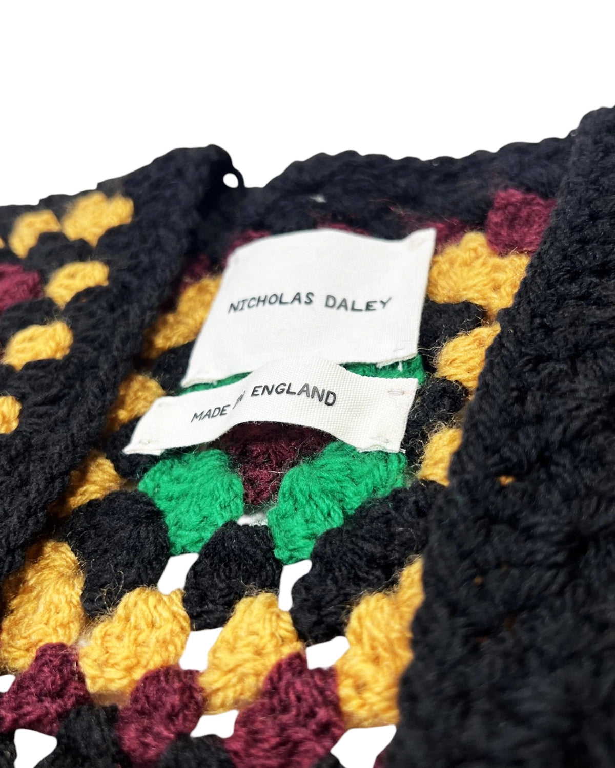 NICHOLAS DALEY / HAND KNITTED VEST (ND-AW25-HKV-ACR)