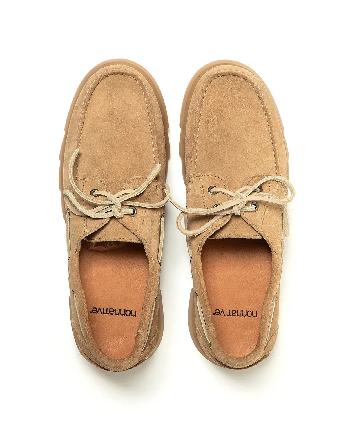 NONNATIVE / OFFICER DECK SHOES COW LEATHER (NN-F4604)