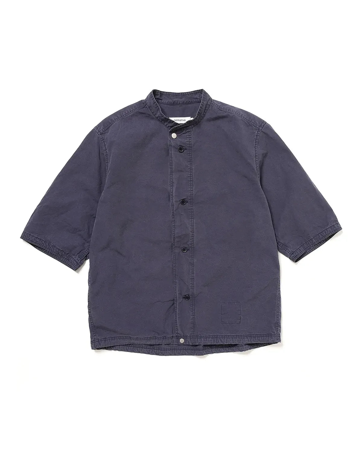 NONNATIVE / TROOPER Q/S SHIRT COTTON TYPEWRITER SULFUR DYE (NN-S4621)