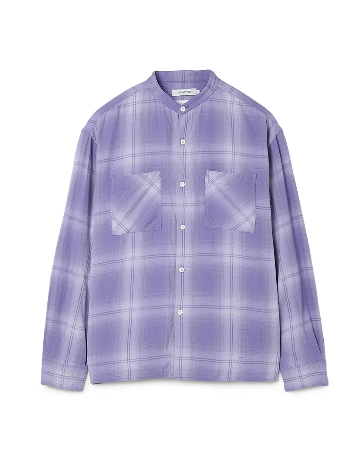NONNATIVE（ノンネイティブ）/ OFFICER STAND COLLAR L/S SHIRT COTTON