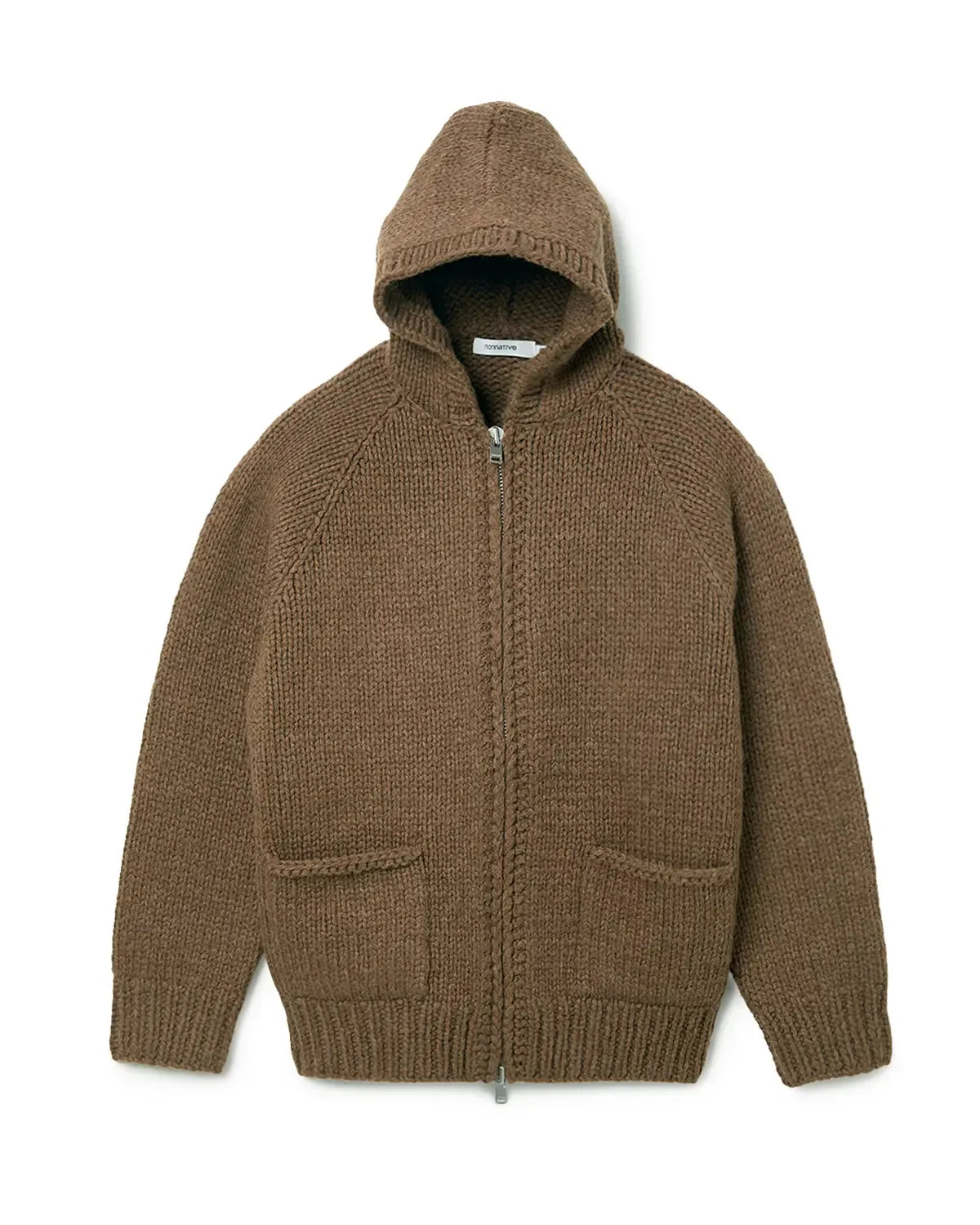 NONNATIVE（ノンネイティブ）/ WANDERER HAND-KNIT HOODED SWEATER