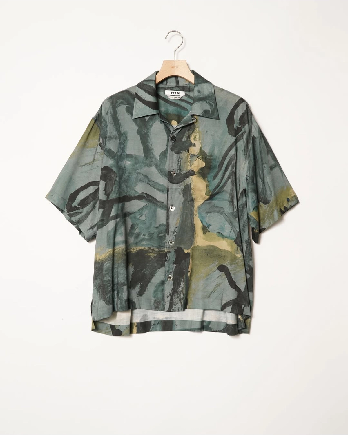 NTN（エヌティーエヌ）× MARIJN VAN KREIJ / S/S OPEN COLLAR SHIRT