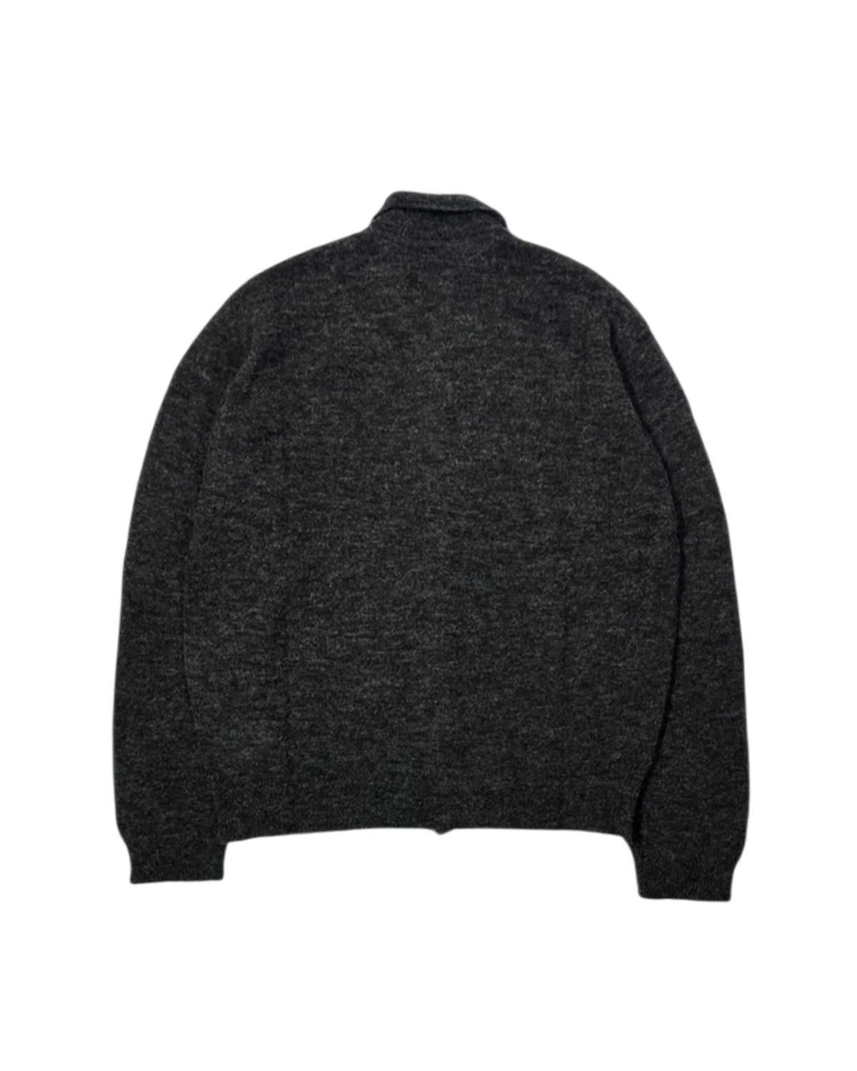 OUR LEGACY / EVENING POLO Charcoal Melange Fuzzy Alpaca (M2263EC)